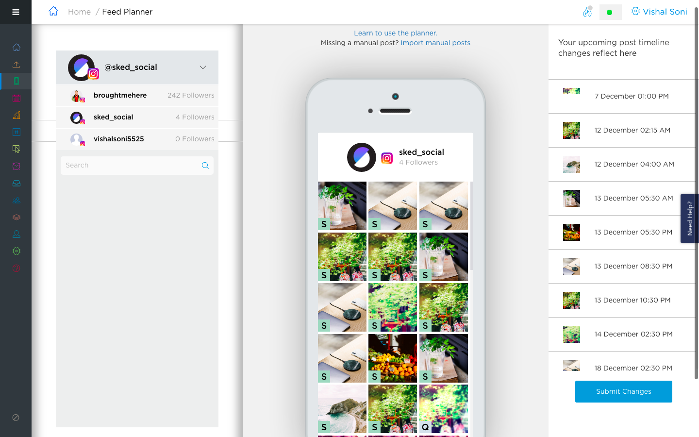 Sked Social的视觉规划器对于想要预览自己存在感的Instagram品牌来说很有用