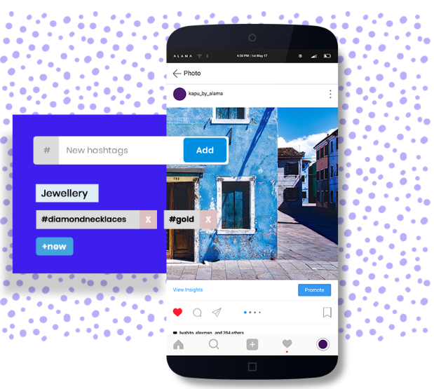 Sked Social的模板让选择话题标签和制作Instagram标题变得更容易